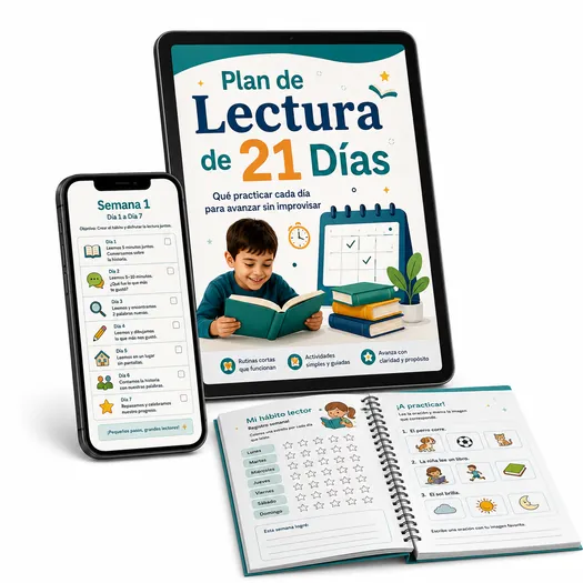 Mockup del Guía Plan de Lectura de 21 Días